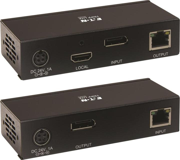 Image du produit Eaton DisplayPort over Cat6 Extender Kit KVM Support USB 4K DP1.2a PoC HDCP 2.2 230ft. 70.