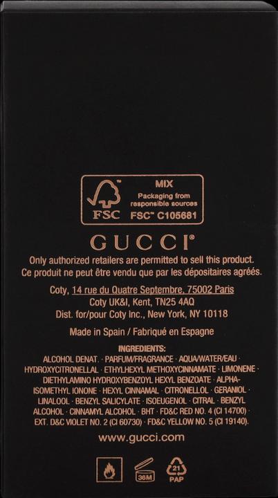 Actual product image Gucci Eau de Toilette (re) (Eau de toilette, 50 ml)