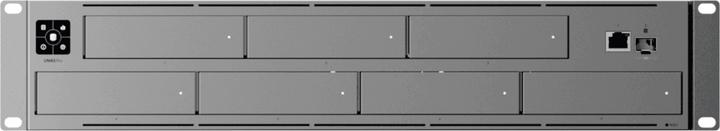 Actual product image Ubiquiti UniFy UNAS-Pro - NAS Server (2U) - 7 Bays - RAM 8 GB - 10Gb/s - Gigabit Ethernet - Grey (0 TB)