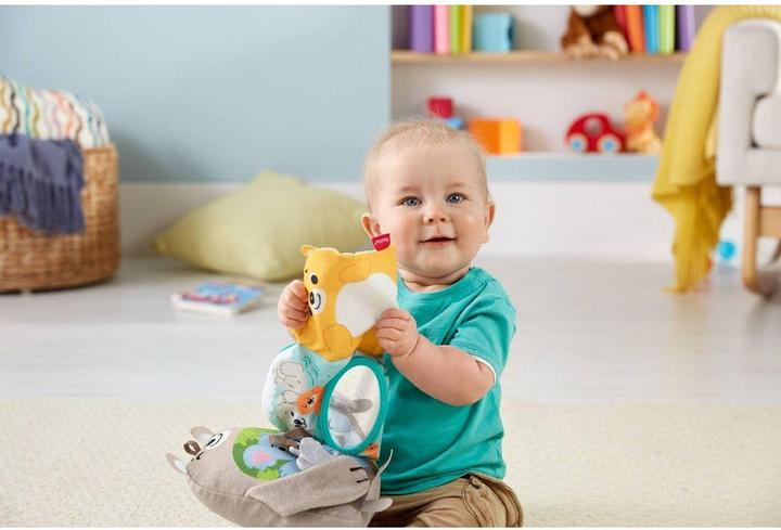 Image du produit Fisher-Price Mon Livre Peluche d’Activités - Livre bébé - A partir de 3 mois (Multilingue)