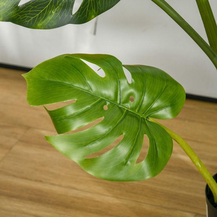 Image du produit Swisshandel24 Plante d'intérieur Plante de bureau artificielle Plante décorative Pot en plastique de 110 cm pour (110 cm)