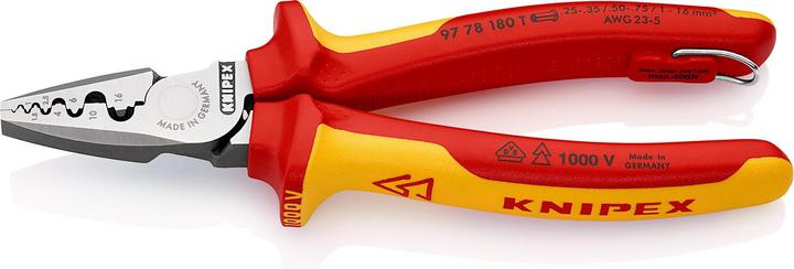 Actual product image Knipex Crimping pliers (184 mm)