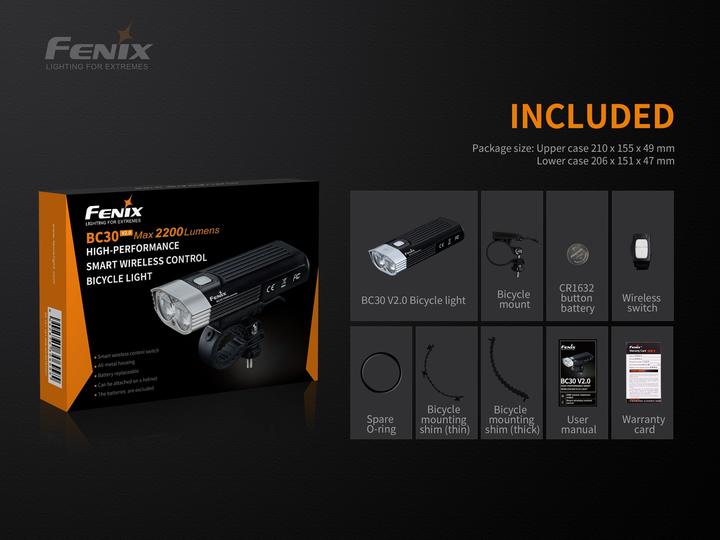 Immagine prodotto Fenix BC30 V2.0 (2200 lm, 187 lm)