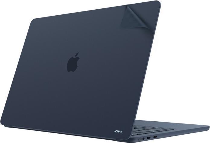 Actual product image JCPAL MacGuard Two-in-One Skin Set for MacBook Air 15" (M2 2023, M3 2025 & M4 2025) - Midnight