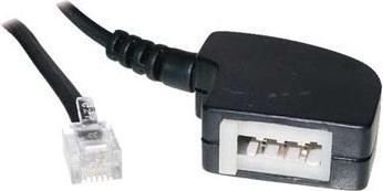 Actual product image Shiverpeaks Adapter Wst. RJ11/TAE-F coupler with 20cm cable (only as VF v. 5)