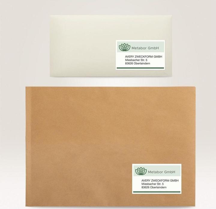Actual product image Avery Universal labels 105 x 48 mm, 10 sheets