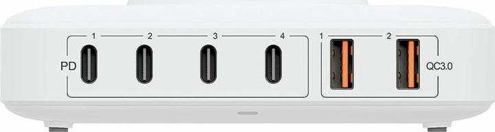 Actual product image 3MK Hyper Charger PowerMax 100W 4xUSB-C + 2xUSB-A stacja ładująca z ład. indukcyjną QC+PD (100 W)