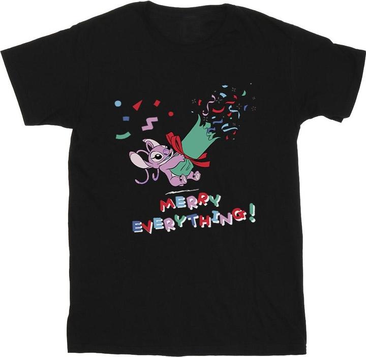 Produktbild Disney Lilo And Stitch Angel Merry Everything TShirt (XXL)