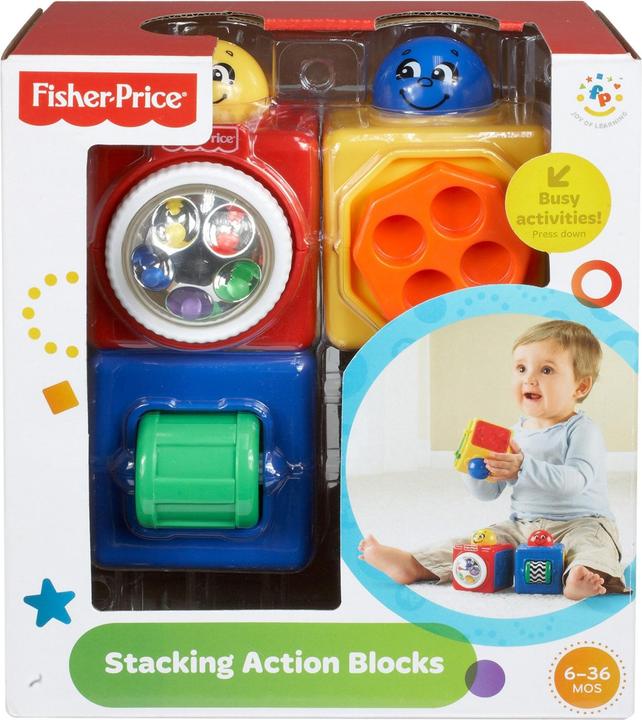 Actual product image Fisher-Price Play & stacking cubes
