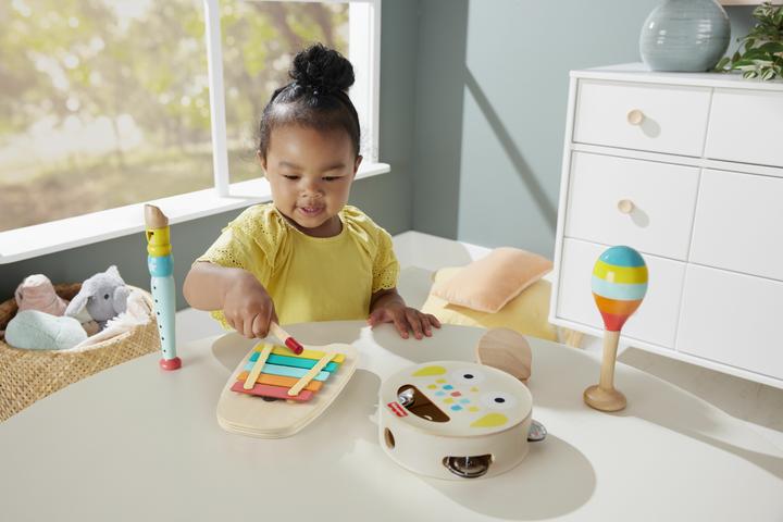 Actual product image Fisher-Price wooden music set (Multilingual)