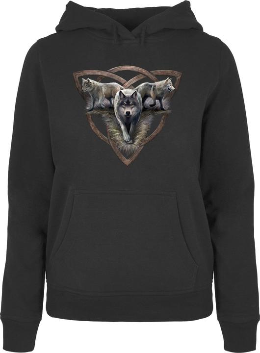 Merchcode Ladies Anne Stokes - Wolf Trio Hoody - 161613
