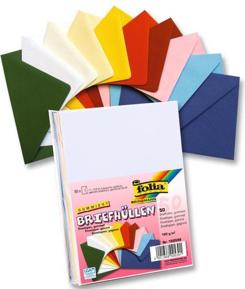 Actual product image Magni 150599 - Envelopes, envelopes, envelopes, gummed, approx. 11 x 15.5 cm, suitable for DIN A6 (A6, 50 x)