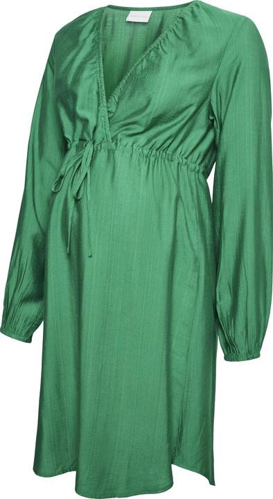 Mamalicious Normal geschnitten V-Ausschnitt Elastische Bündchen Kurzes Kleid Kleid