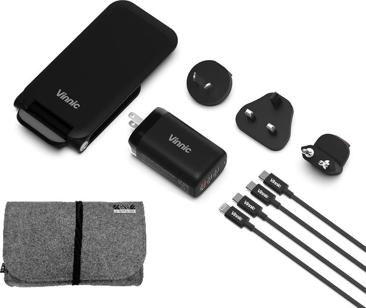 Actual product image Vinnic Trivor 4-in-1 Global Travel Kit (65 W)
