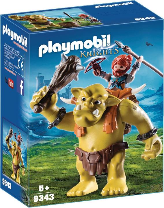 Produktbild Playmobil Knights Riesentroll mit Zwergenrucksack (9343)