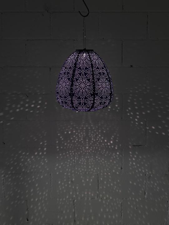 Produktbild Cocon Lampion LED Solar Kuppel, Violett (0.42 m)