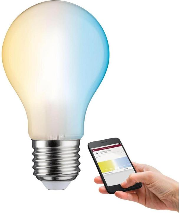 Image du produit Paulmann Lampe à usage général Zigbee (E27, 7 W, 806 lm, 1 x, E)