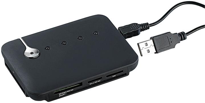 C-enter Lecteur multi-cartes et SIM avec hub USB 2.0 actif (USB 2.0)