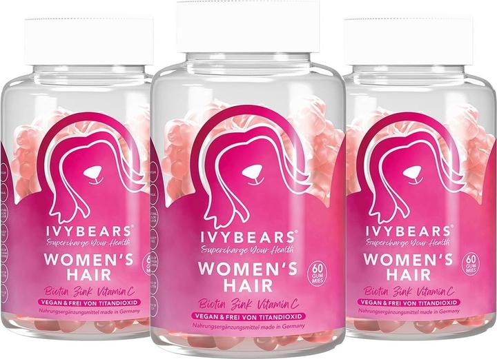 Produktbild IVYBears Women's Hair - 3 Monate (3 Stück, Gummies, 450 g)