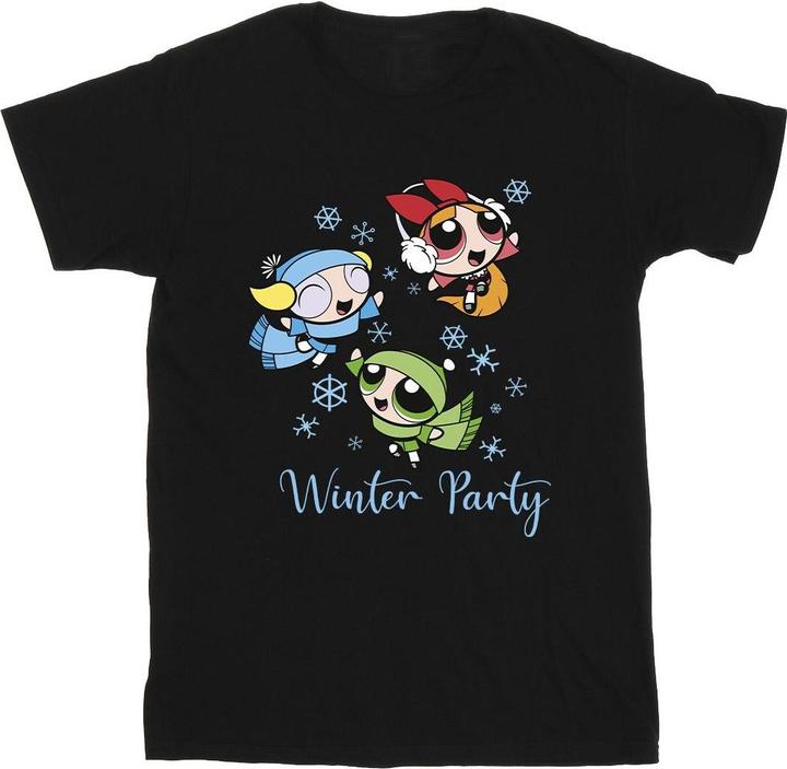 Immagine prodotto The Powerpuff Girls Girls Winter Party Maglietta Ragazze (140, 146)