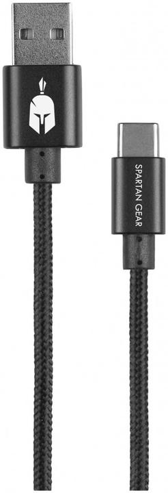 Image du produit Spartan Gear Câble USB double face Type C 2m (Câble de charge compatible avec Playstation 5, Xbox Se