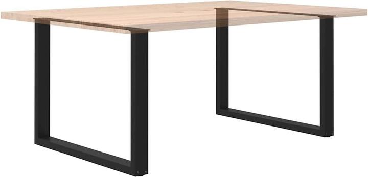 Actual product image VidaXL Coffee table legs U-shape 2 pcs. black 100x(72-73) cm steel table leg