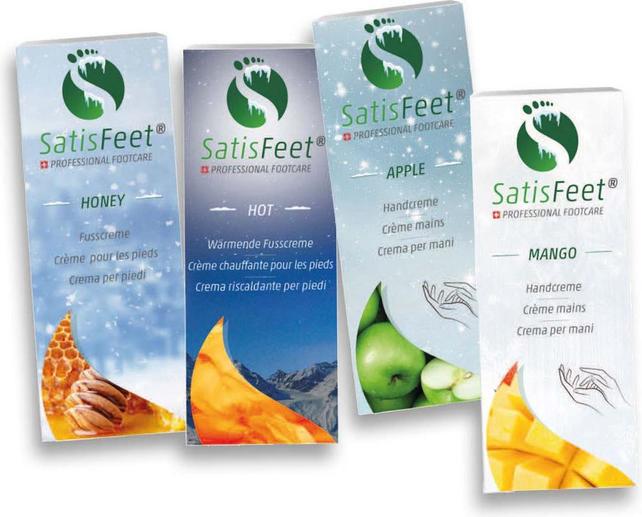 Satisfeet Excotic Mango, Hot, Apple und Honey 30 ml Weihnachtseditionsedition 4er-Set (120 ml)