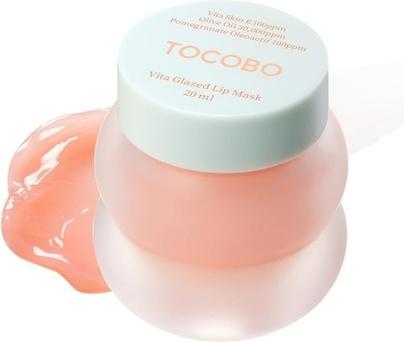 Tocobo Vita Glazed Lip Mask 20ml Trattamento idratante notturno per le labbra (Balsamo, 20 ml)