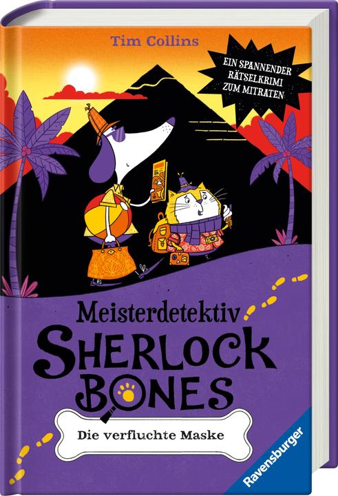 Immagine prodotto Ravensburger Meisterdetektiv Sherlock Bones. Ein spannender Rätselkrimi zum Mitraten, Band 2: Die verfluchte (Tedesco, John Bigwood, Sarah Heidelberger, Tim Collins, 2024)