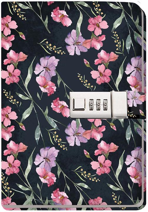 Produktbild Tagebuch mit Zahlenschloss Flowers (Deutsch, Trötsch Verlag GmbH & Co. KG, 2022)