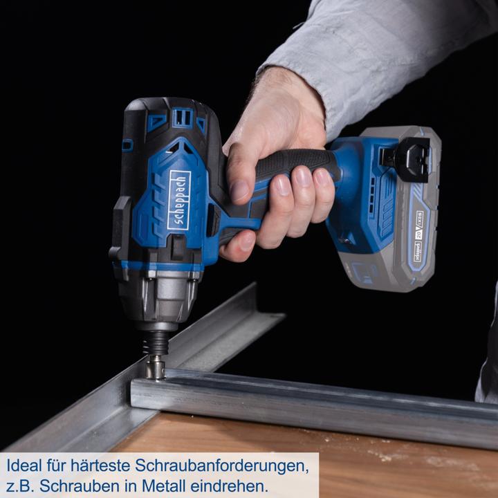 Actual product image Scheppach 1/4 inch cordless impact wrench C-ID180-X (DIY) (Rechargeable battery operated)