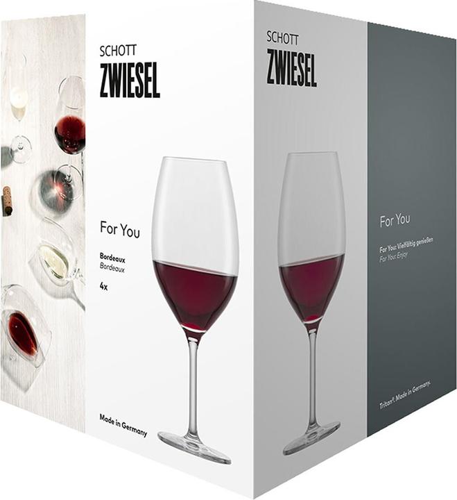 Produktbild Schott Zwiesel Bordeaux Rotweinglas FOR YOU (60 cl, 4 Gläser, Rotweingläser)