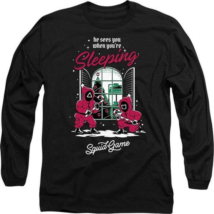 Squid Game He Sees You When You're Sleeping TShirt (M)