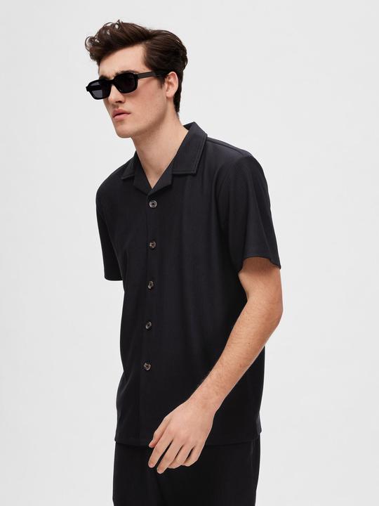 Actual product image Selected Homme Ribbed short sleeve shirt (XL)