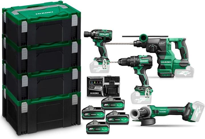 Actual product image Hikoki KC36H4A-MVB4 Vorteilspack KC36H4A-MVB4 36V 4 x Batterie 4,0Ah