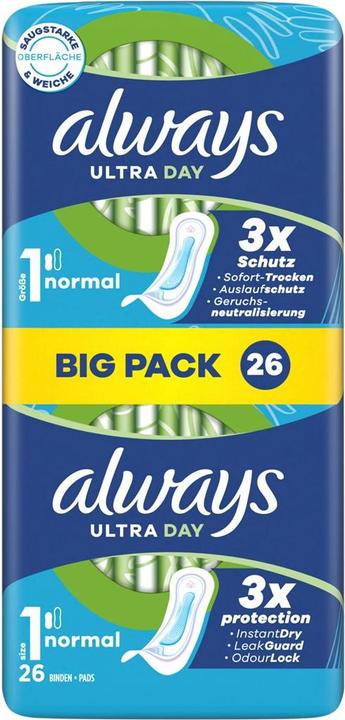 Immagine prodotto Always Benda Ultra normale BigPack (26 x, Assorbenti igienici)