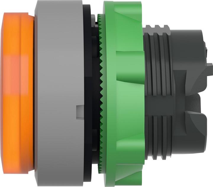 Actual product image Schneider Electric Illuminated pushbutton, front, protruding, ZB5AH53C0