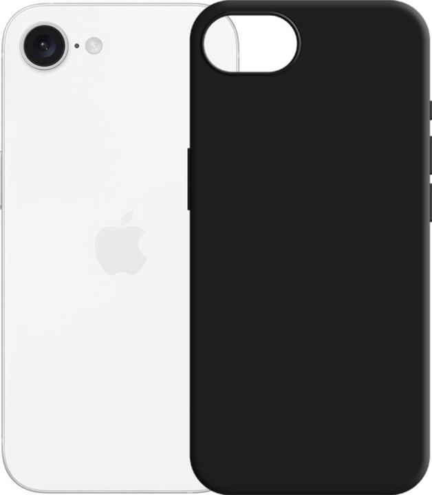 Produktbild 3MK Silicone Case for Apple iPhone 16e / SE 4 - Black (Apple iPhone 16e)