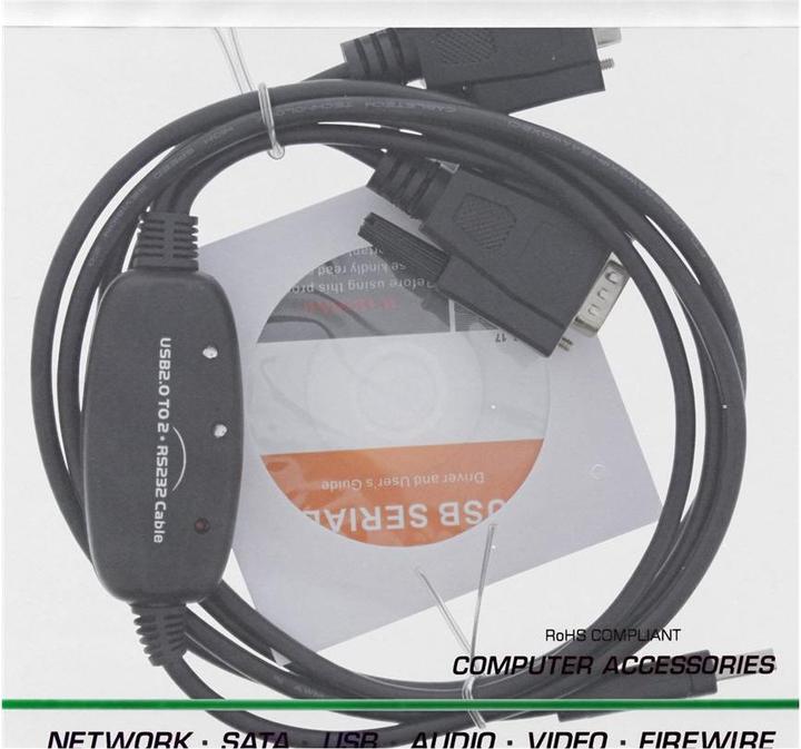 Produktbild InLine USB 2.0 zu 2x Seriell Adapterkabel Stecker A an 2x 9pol SubD ST (1.50 m, VGA)