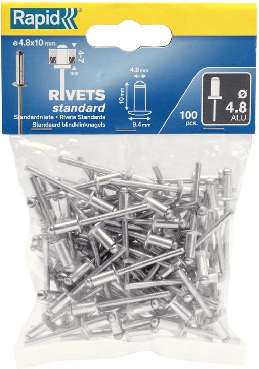 Actual product image Rapid Standard blind rivet Ø 4.8 x 10 mm