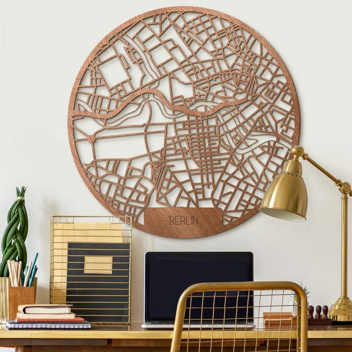Produktbild Trenddeko Stadtplan Berlin (Ø 70 cm)