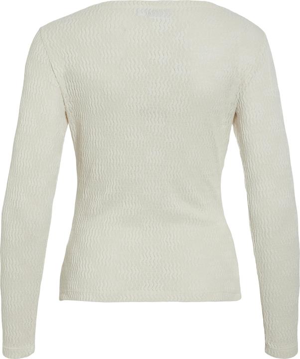 Actual product image Vila Boat-neck top with long sleeves (S)