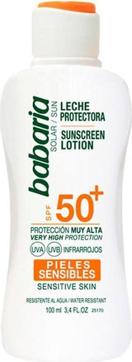 Produktbild Babaria SOLAR PIEL SENSIBLE leche solar SPF50 100 ml (Sonnenmilch, SPF 50, 100 ml)