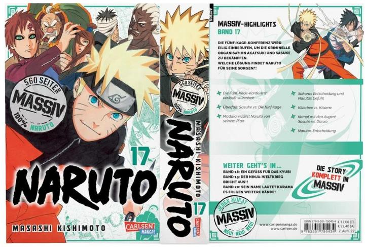 Produktbild NARUTO Massiv 17 (Deutsch, Masashi Kishimoto, 2019)