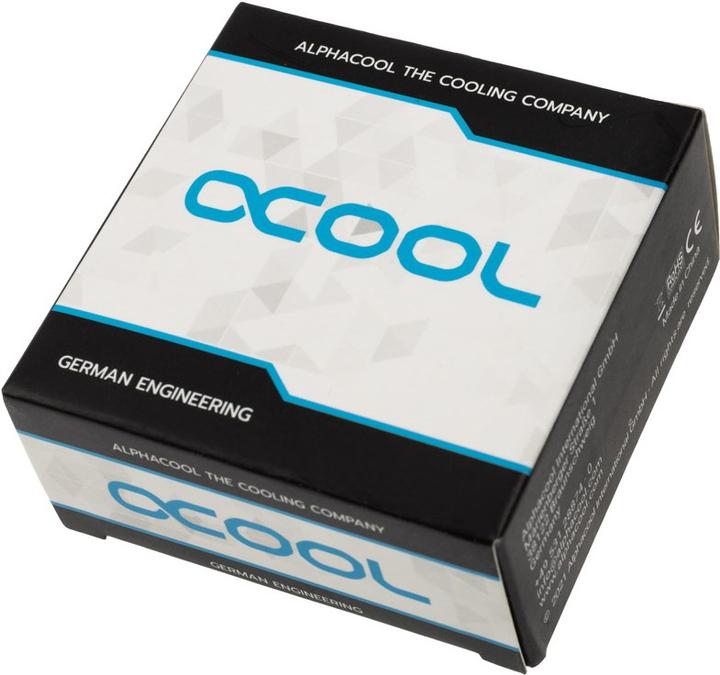 Actual product image Alphacool Icicle L-connector rotatable G1/4 ET on G1/4 IT