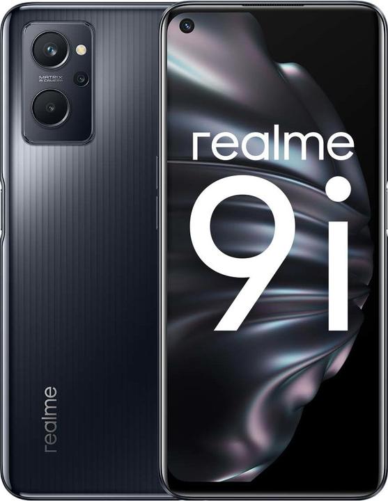 Actual product image realme 9i (128 GB, Prism Black, 6.60", Dual SIM, 50 Mpx, 4G)