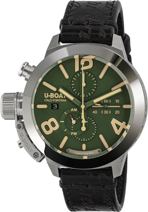 Produktbild U-Boat 9581 Classico 45 mm Tungsteno CAS Green Herrenuhr 10ATM (Chronograph, 45 mm)
