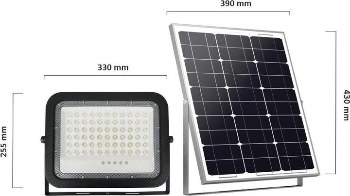 Actual product image Enovalite Solar LED floodlight (3800 lm, IP65)