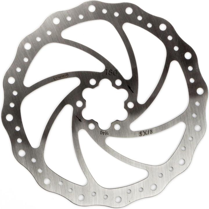 Actual product image Elvedes Brake disc SX16 Inox rotor (Ø 160 mm) (160 mm)