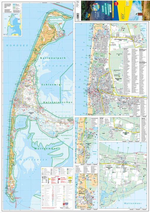 Produktbild Falk Touristplan Sylt 1:40 000